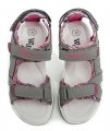 Wojtylko 5S40721 šedo ružové dievčenské sandálky | ARNO-obuv.sk - obuv s tradíciou