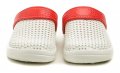 Magnus 59-0522-S9 bielo červené nazúvaky crocsy | ARNO-obuv.sk - obuv s tradíciou