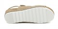 Wasak W588 béžové dámske sandále na kline | ARNO-obuv.sk - obuv s tradíciou
