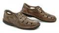 Bukat 276 tmavo hnedé pánske letné poltopánky | ARNO-obuv.sk - obuv s tradíciou