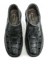 Bukat 276 tmavo šedé pánske letné poltopánky | ARNO-obuv.sk - obuv s tradíciou