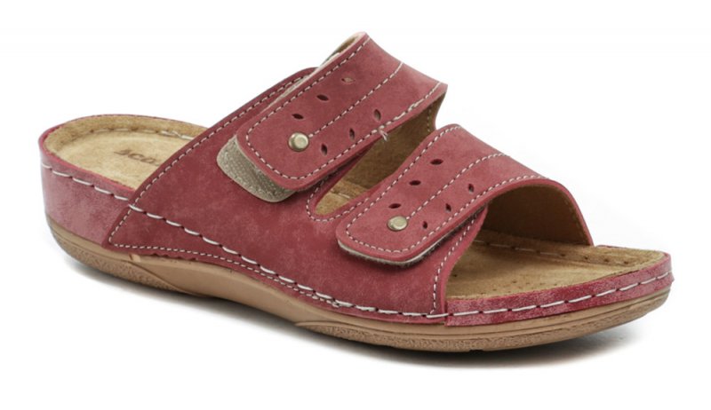 Scandi 240-2033-R1 červené dámske nazúvaky | ARNO-obuv.sk - obuv s tradíciou