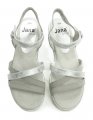 Jana 8-28660-28 strieborné dámske sandále šírka H | ARNO-obuv.sk - obuv s tradíciou