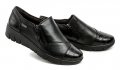 Jana 8-24660-29 čierne dámske poltopánky šírka H | ARNO-obuv.sk - obuv s tradíciou