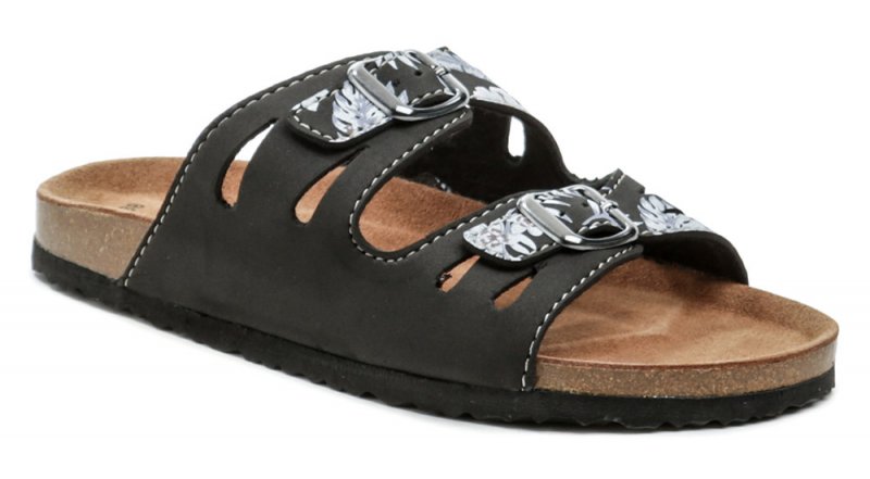 Bio Walker 704508 čierne šľapky | ARNO-obuv.sk - obuv s tradíciou