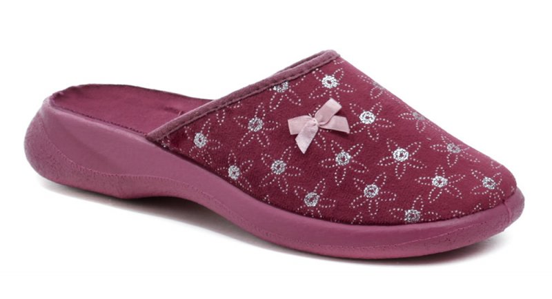 Befado 019D125 vínové dámske papuče | ARNO-obuv.sk - obuv s tradíciou