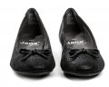 Jana 8-22164-29 čierne dámske baleríny šírka H | ARNO-obuv.sk - obuv s tradíciou