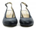 De plus 9893-K-4010 modré nadmerné dámske lodičky šírka K | ARNO-obuv.sk - obuv s tradíciou