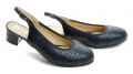 De plus 9893-K-4010 modré nadmerné dámske lodičky šírka K | ARNO-obuv.sk - obuv s tradíciou