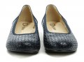 De plus 9826-K-M modré dámske nadmerné lodičky šírka K | ARNO-obuv.sk - obuv s tradíciou