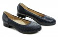 De plus 9826-K-M modré dámske nadmerné lodičky šírka K | ARNO-obuv.sk - obuv s tradíciou