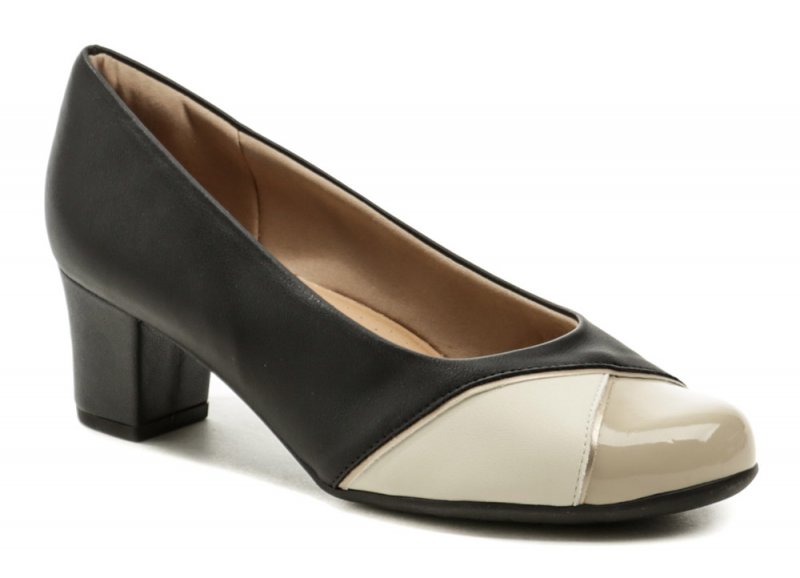 Piccadilly 110133-2 čierno béžové dámske lodičky | ARNO-obuv.sk - obuv s tradíciou