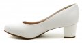 Beira Rio 4777-409 biele dámske lodičky na podpätku | ARNO-obuv.sk - obuv s tradíciou