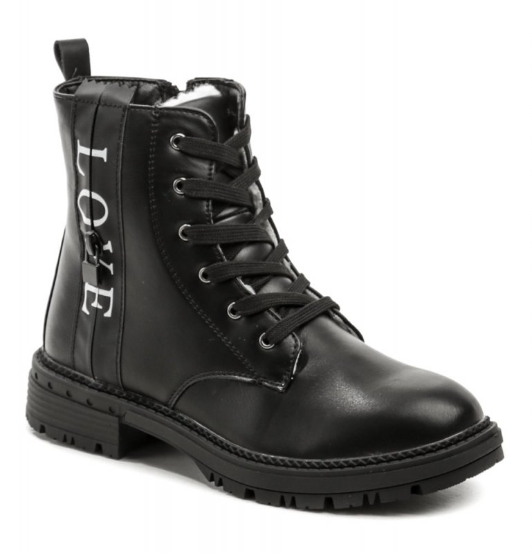 Wojtylko 5Z23024C čierne dievčenské zimné topánky | ARNO-obuv.sk - obuv s tradíciou