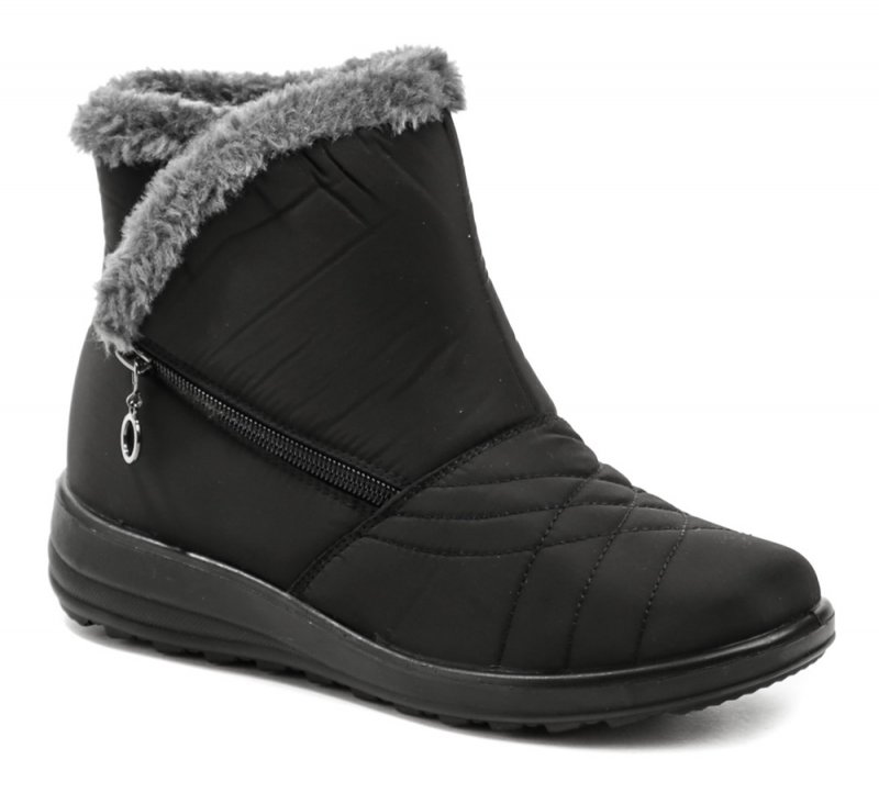 Wojtylko 7ZB23119C čierne dámske zimné topánky | ARNO-obuv.sk - obuv s tradíciou