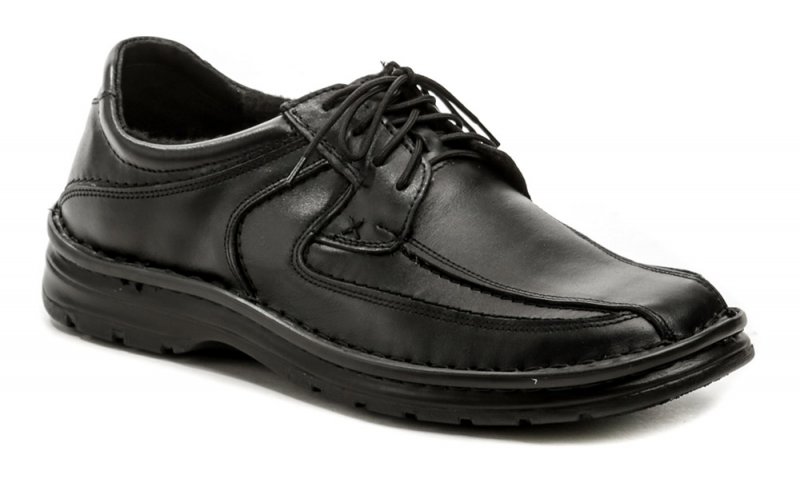 Wawel PA410F čierne pánske nadmerné poltopánky | ARNO-obuv.sk - obuv s tradíciou