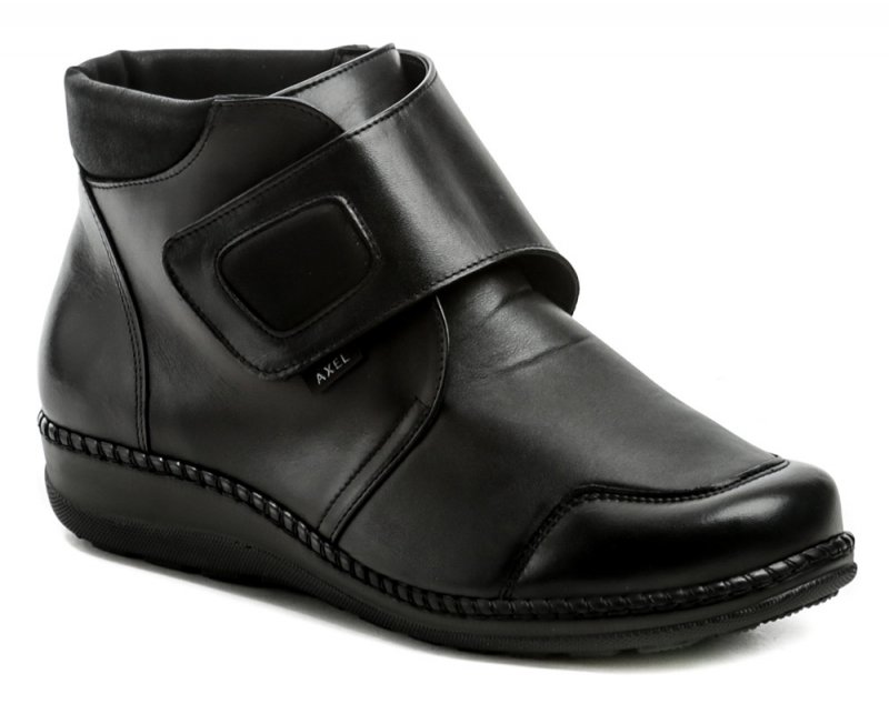 Axel AXB1726 čierne dámske zimné topánky šírka H | ARNO-obuv.sk - obuv s tradíciou