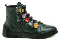 Karyoka 3121 tmavo zelené dámske zimné topánky | ARNO-obuv.sk - obuv s tradíciou