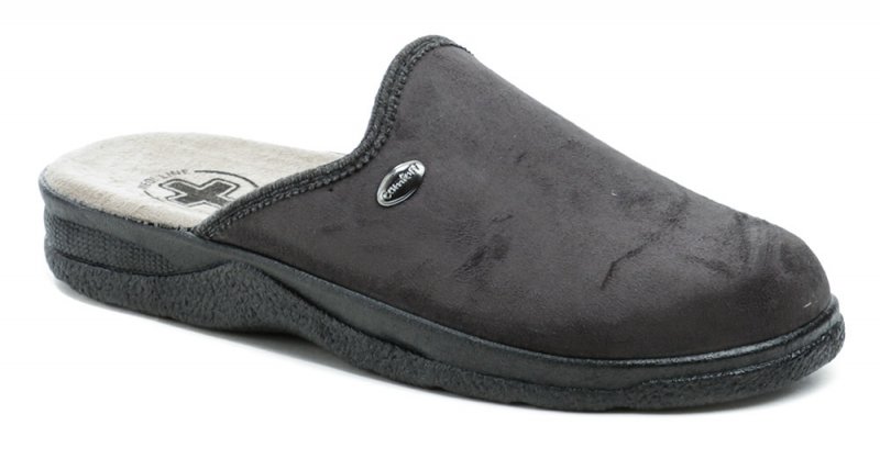 Medi Line 617 šedé pánske zdravotné šľapky | ARNO-obuv.sk - obuv s tradíciou