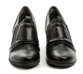 Jana 8-24462-29 čierne topánky na podpätku šírka H | ARNO-obuv.sk - obuv s tradíciou