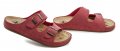 Medi Line S182-002 červené dámske zdravotné šľapky | ARNO-obuv.sk - obuv s tradíciou