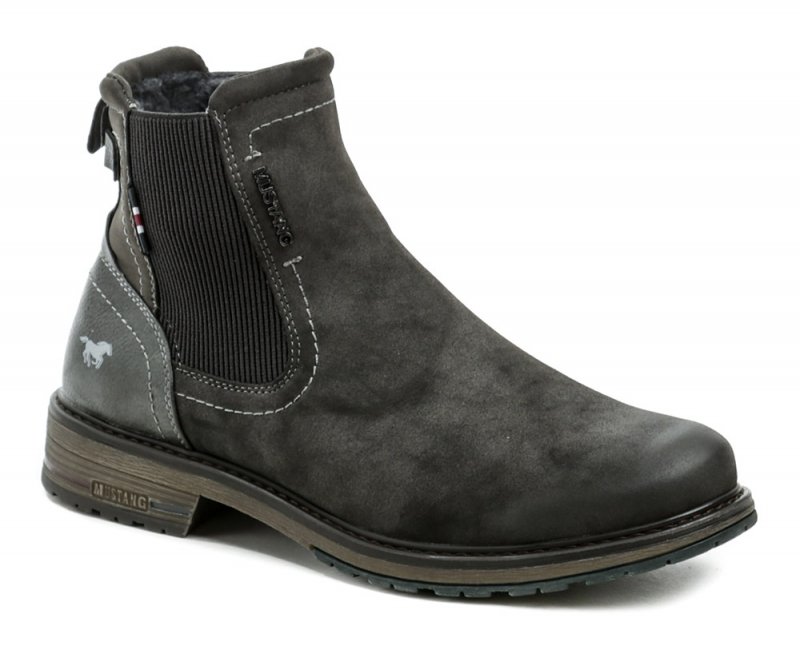 Mustang 4157-608-259 graphit pánske nadmerné zimné topánky | ARNO-obuv.sk - obuv s tradíciou