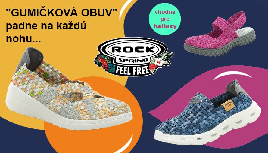 Rock Spring - gumičková obuv